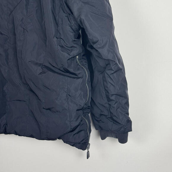 90s Adidas VTG Reversible Jacket Yellow Stripes Half Zip Pockets Insulated Sz L - Picture 6 of 10